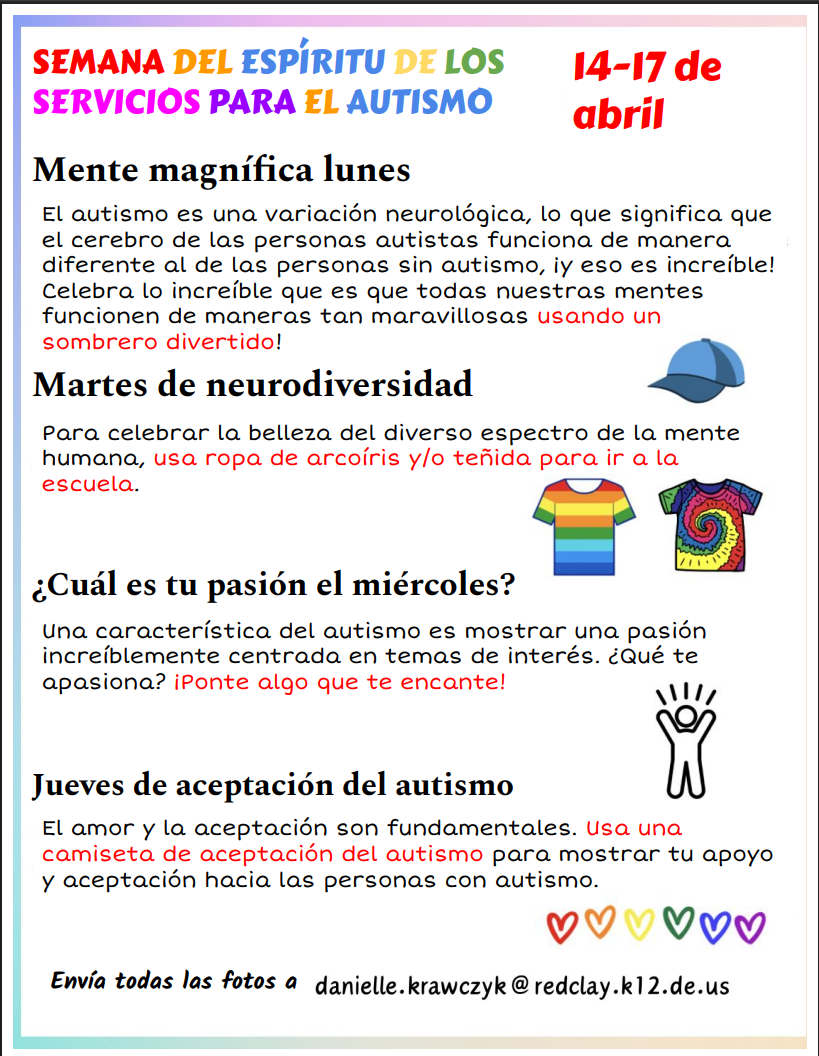  Autism Spirit Week
